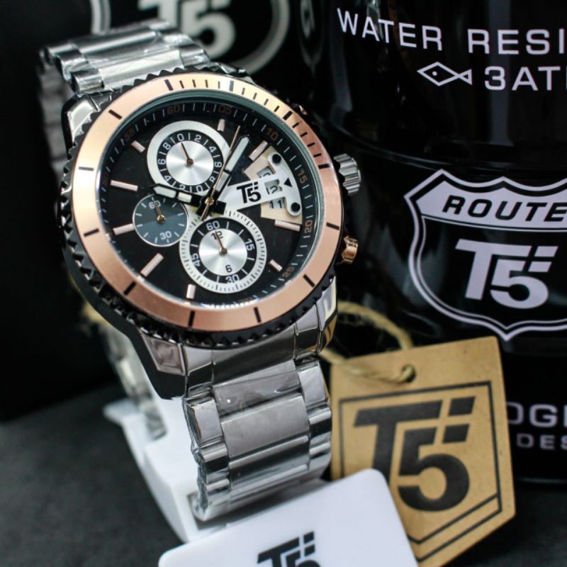 jam tangan Silver Gold/Kombi/Black
T5 H 3783G Original