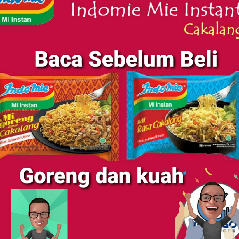 

Buruan Beli Indomie Rasa Cakalang Goreng dan Kuah/Mie Instan