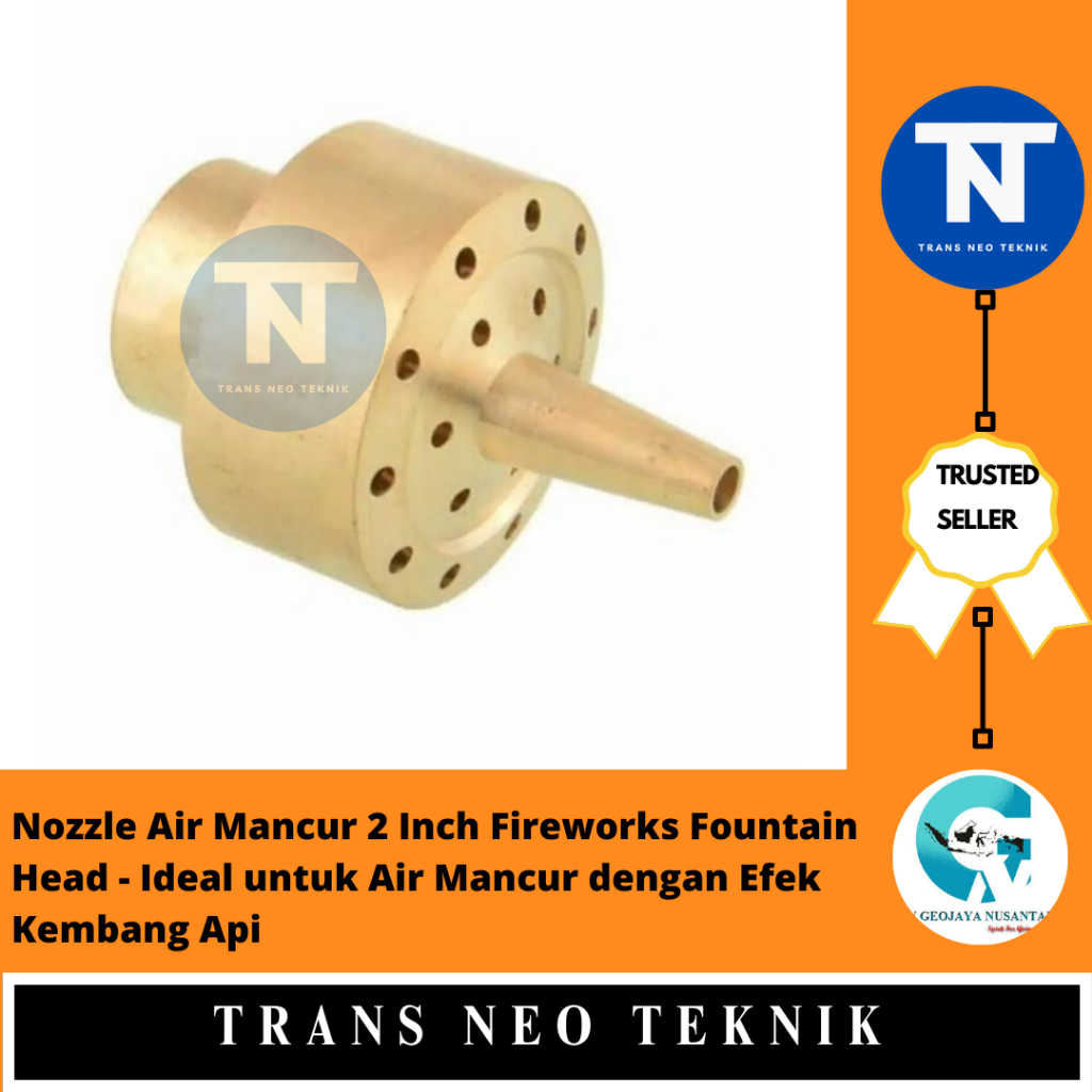 Nozzle Air Mancur 2 Inch Fireworks Fountain Head - Ideal untuk Air Mancur dengan Efek Kembang Api
