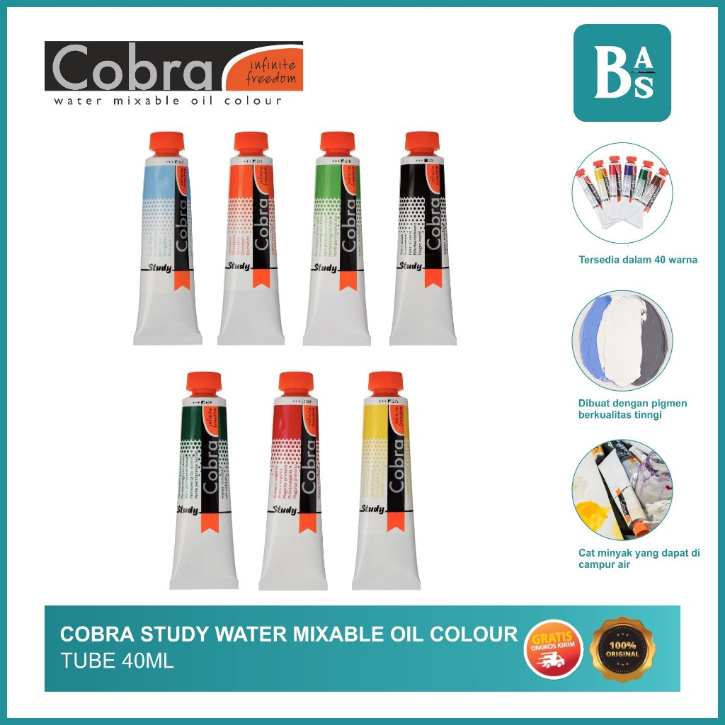 

Cobra Study Water Mixable Oil Colour 40ml