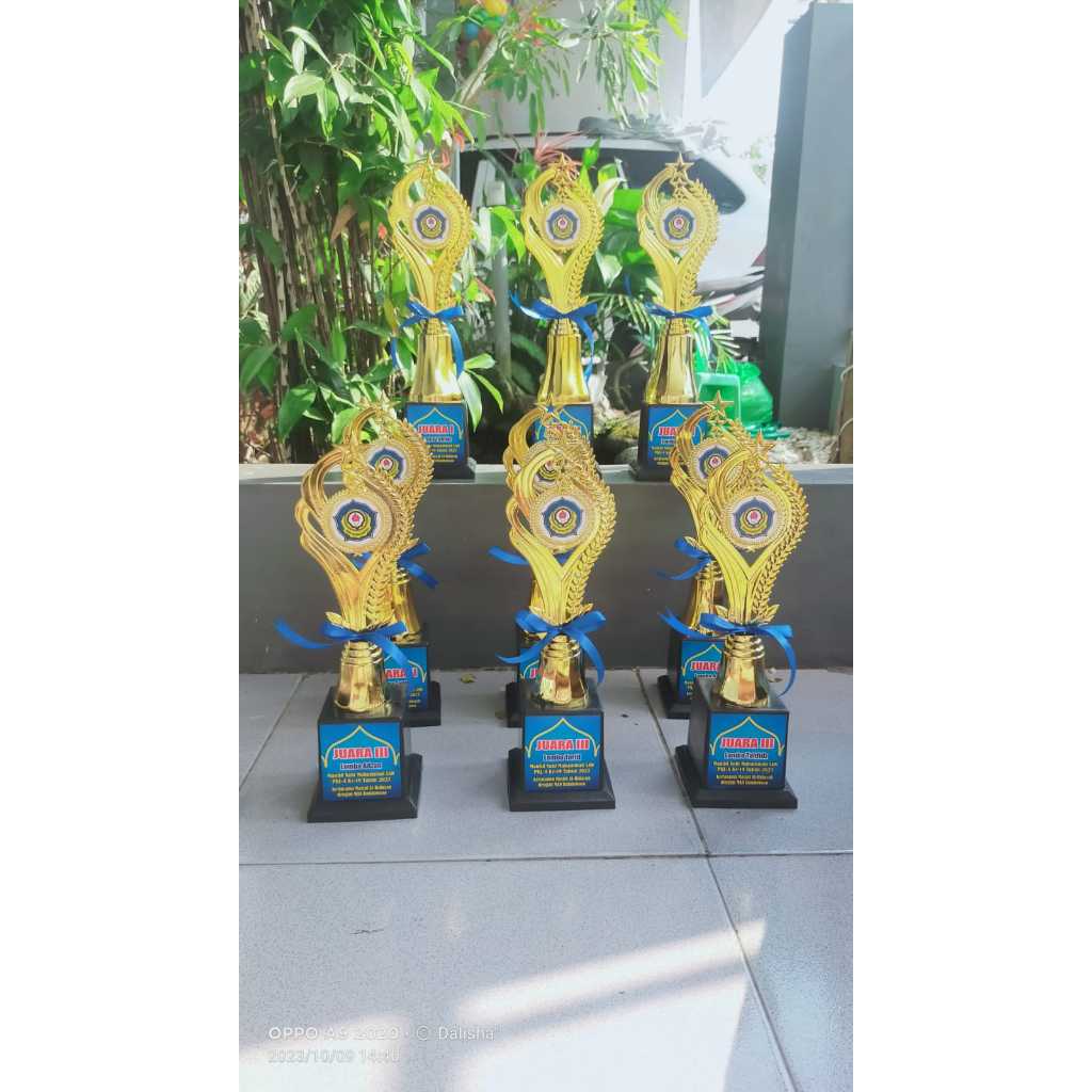Piala Set 123 Model Bintang Padi Piala Juara Kelas 124 Piala Imtihan Piala Murah piala sekolah Piala
