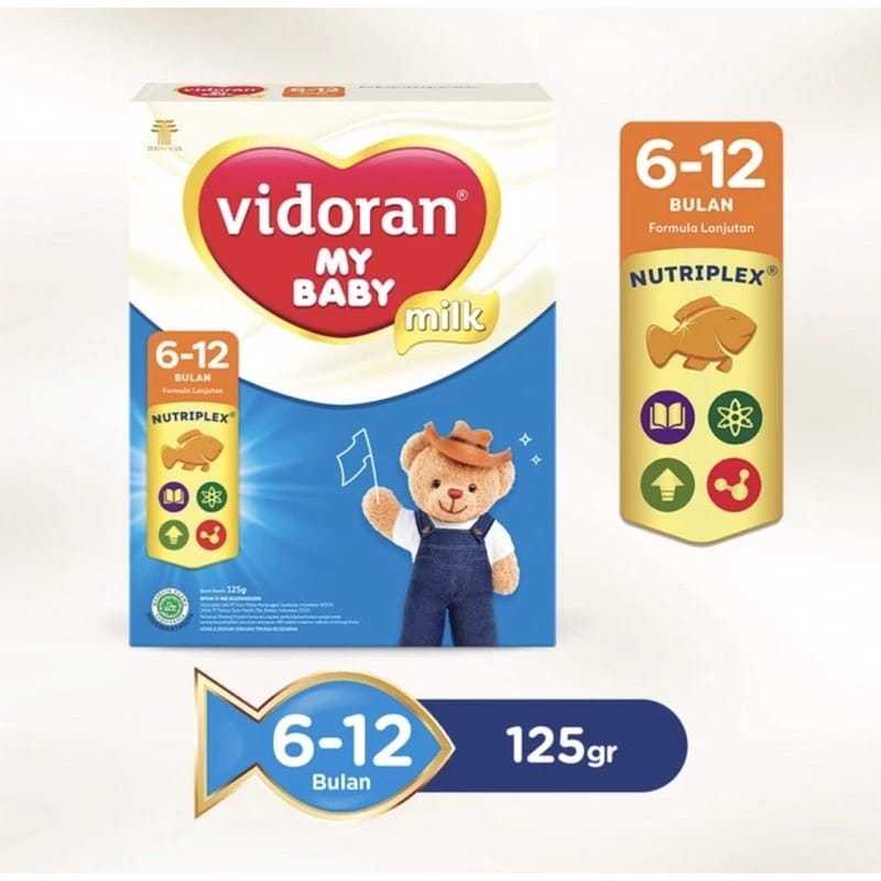 VIDORAN MY BABY 6-12 BULAN ( SUSU NUTRISI LENGKAP BAYI 6-12 BULAN )