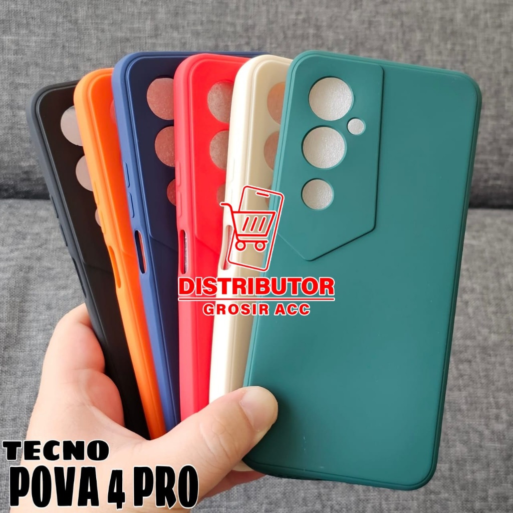 TECNO POVA 4 TECNO POVA 4 PRO CASE MACARON SQUARE EDGE SOFT CASE LIQUID EDGE TECNO POVA 4 TECNO POVA