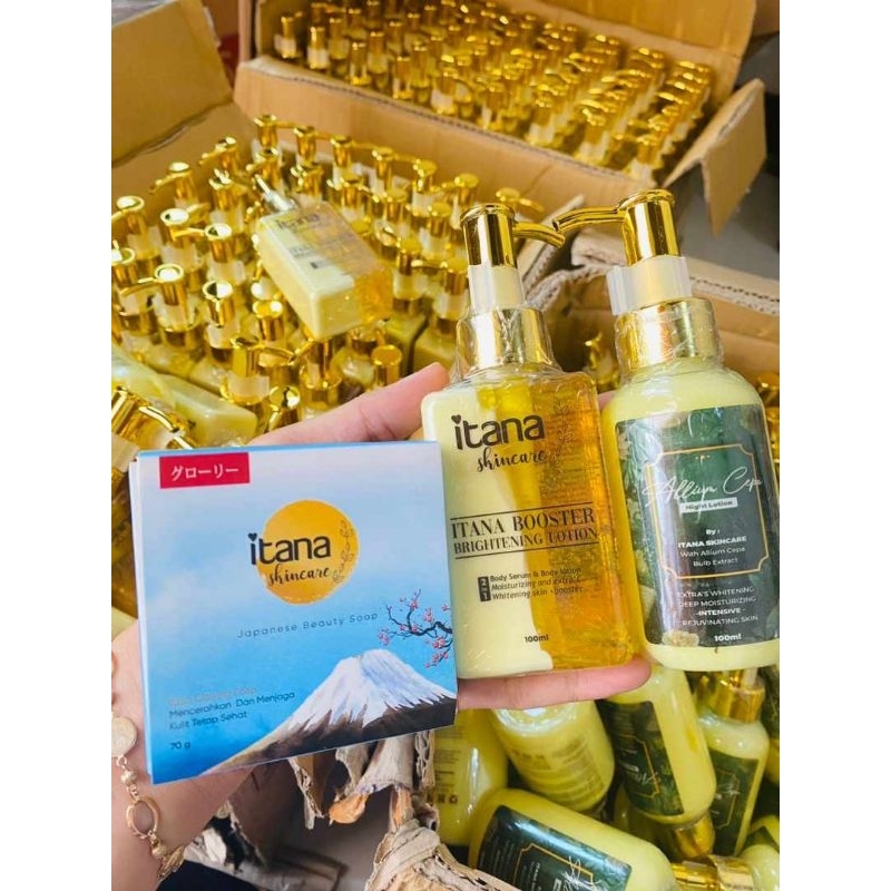 paket combo glowing / pemutih badan itana skincare