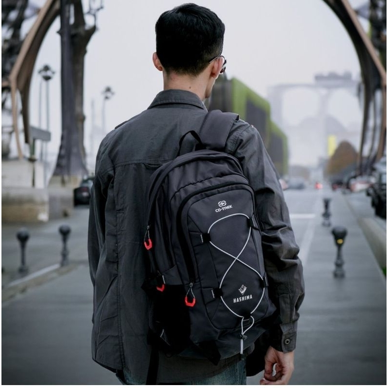 Tas Daypack Cotrek Tas Ransel Co-Trek Hashima 30L Original Include Raincoat Tas Punggung Pria Wanita
