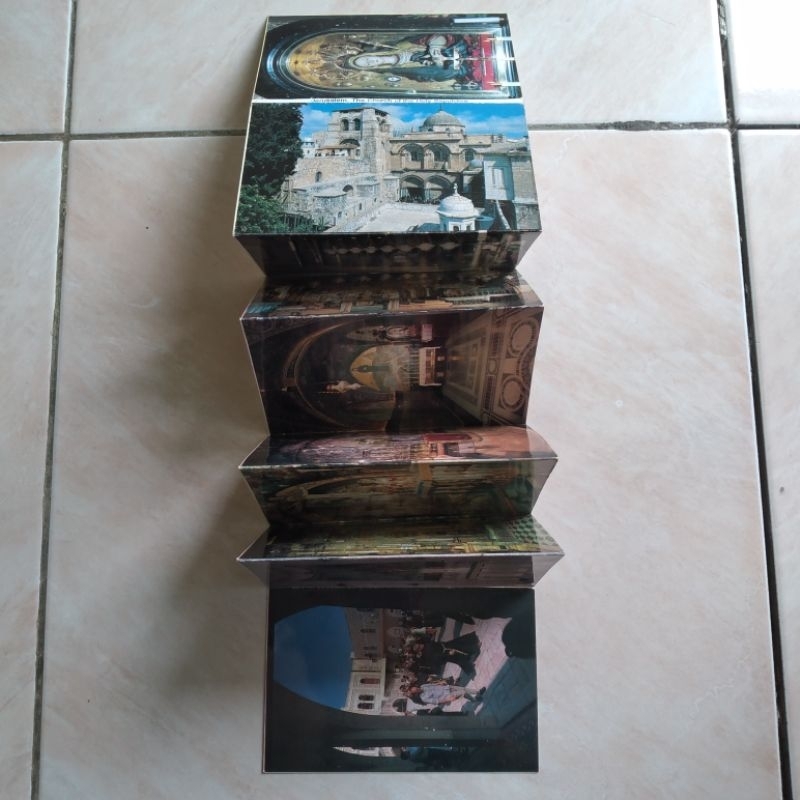 

Kartu Pos Jadul Kristiani Jerusalem Palestina 1980-1990 Set 10 Pcs Uncut - YN799