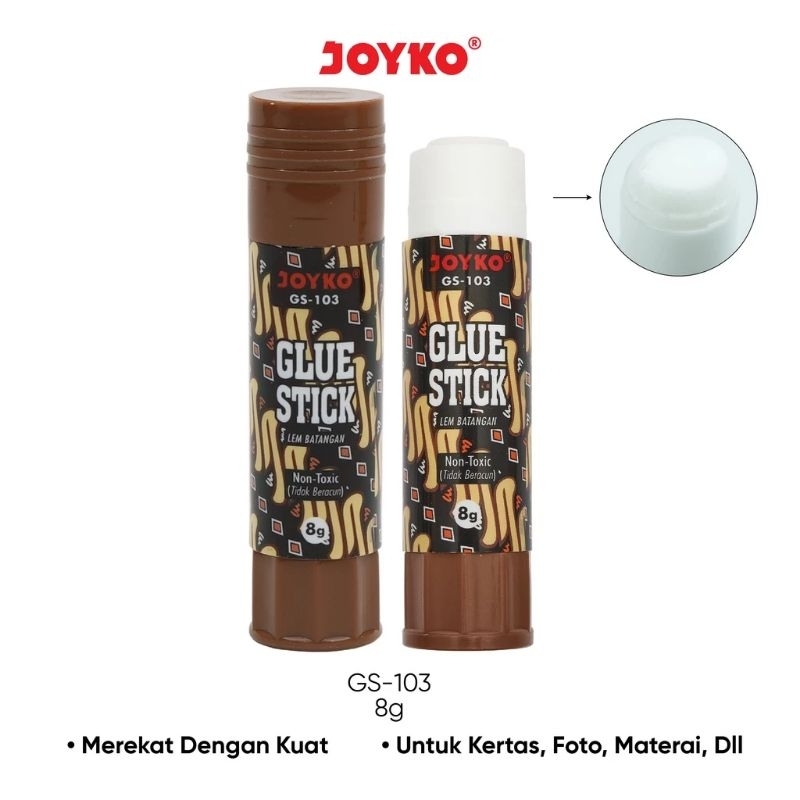 

Joyko Glue Stick GS-103 (8 gram) / Lem Stik Batik / Lem Kertas