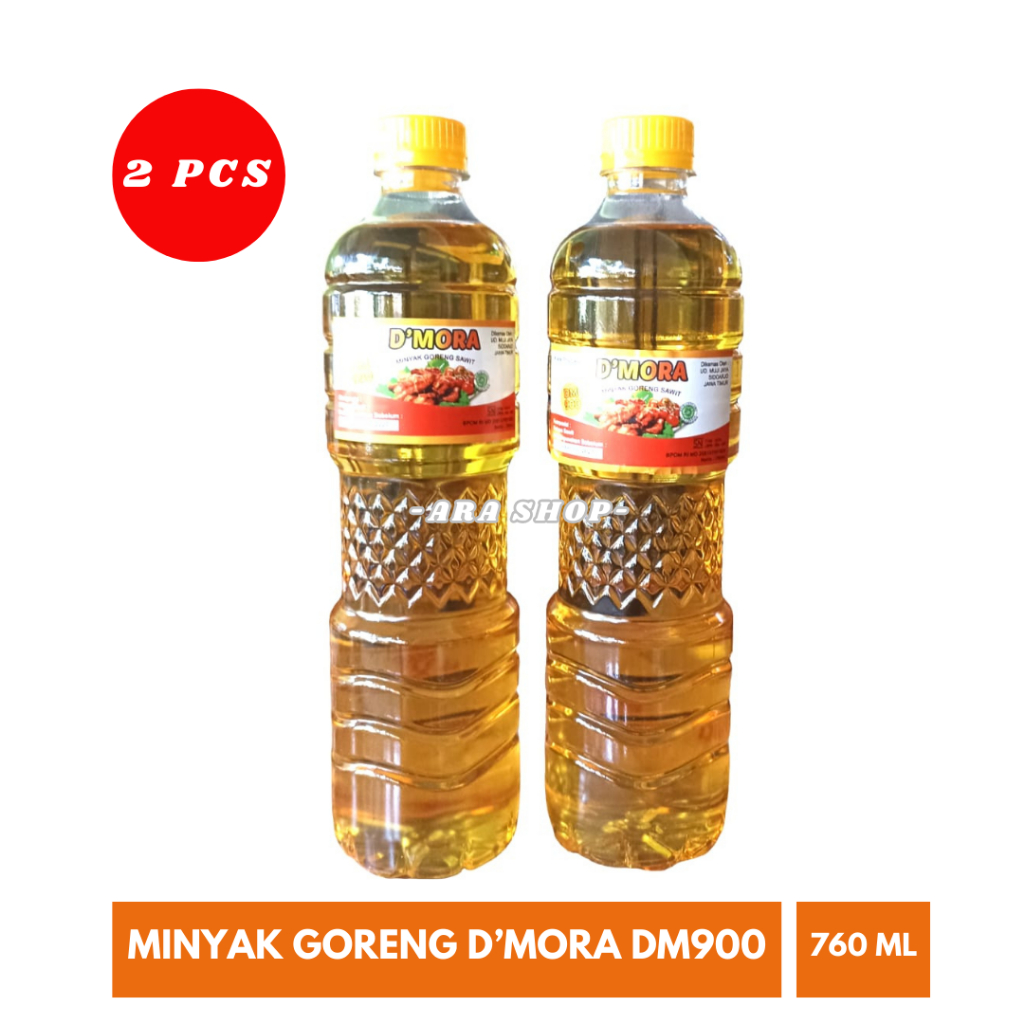 MINYAK GORENG DMORA DM900 BOTOL (ISI 2 PCS)