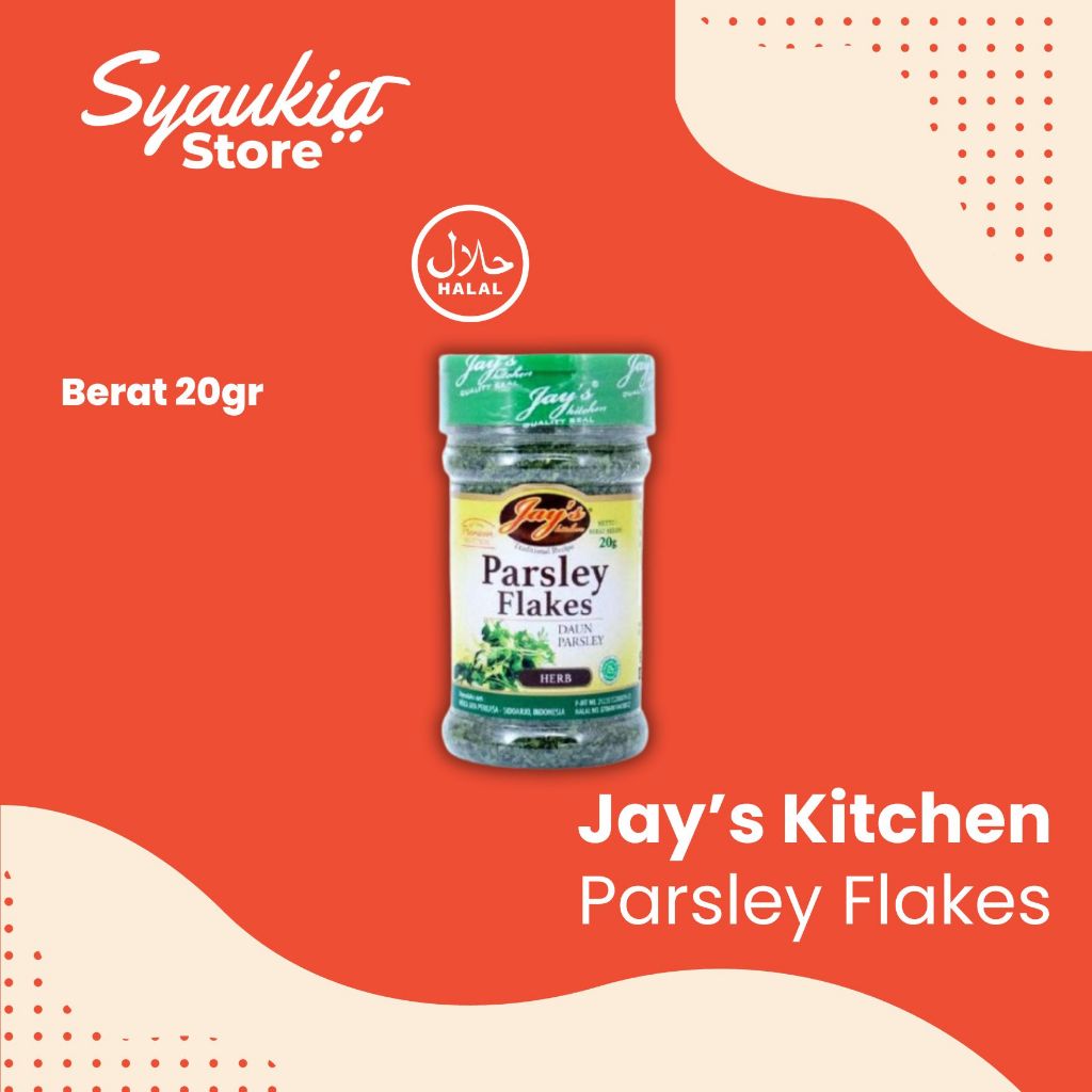 

Jay's kitchen parsley flakes 20g (daun parsley)