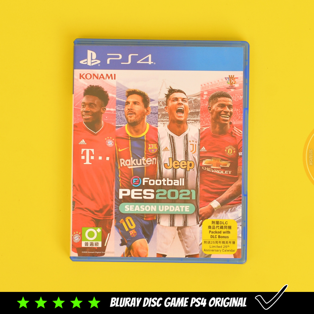 BD Kaset Game eFootball PES 2021 Season Update Disc Playstation 4 PS4 PES2021