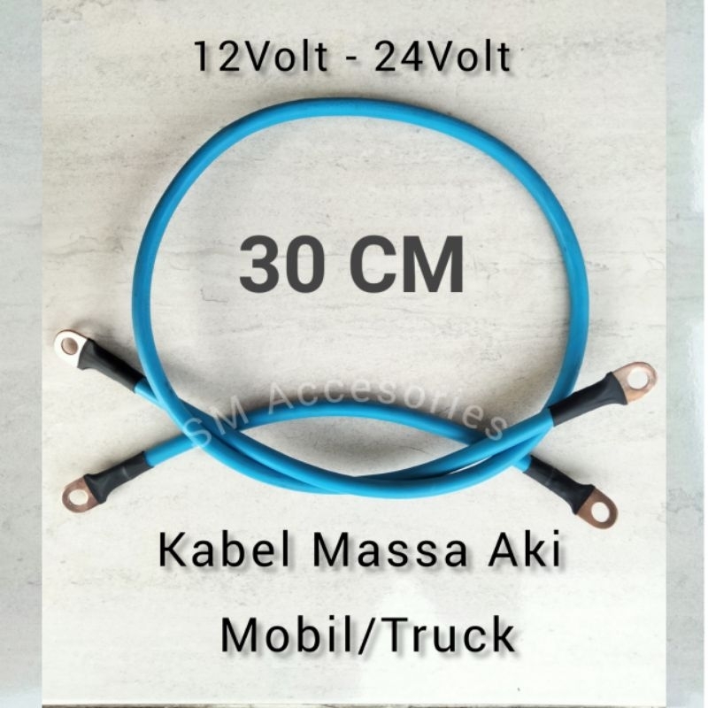Kabel Accu Mobil Kabel Massa Aki Panjang 30cm