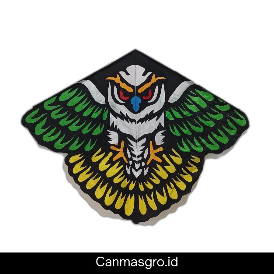 Layangan Hias Kain Besar Burung Hantu Celepuk