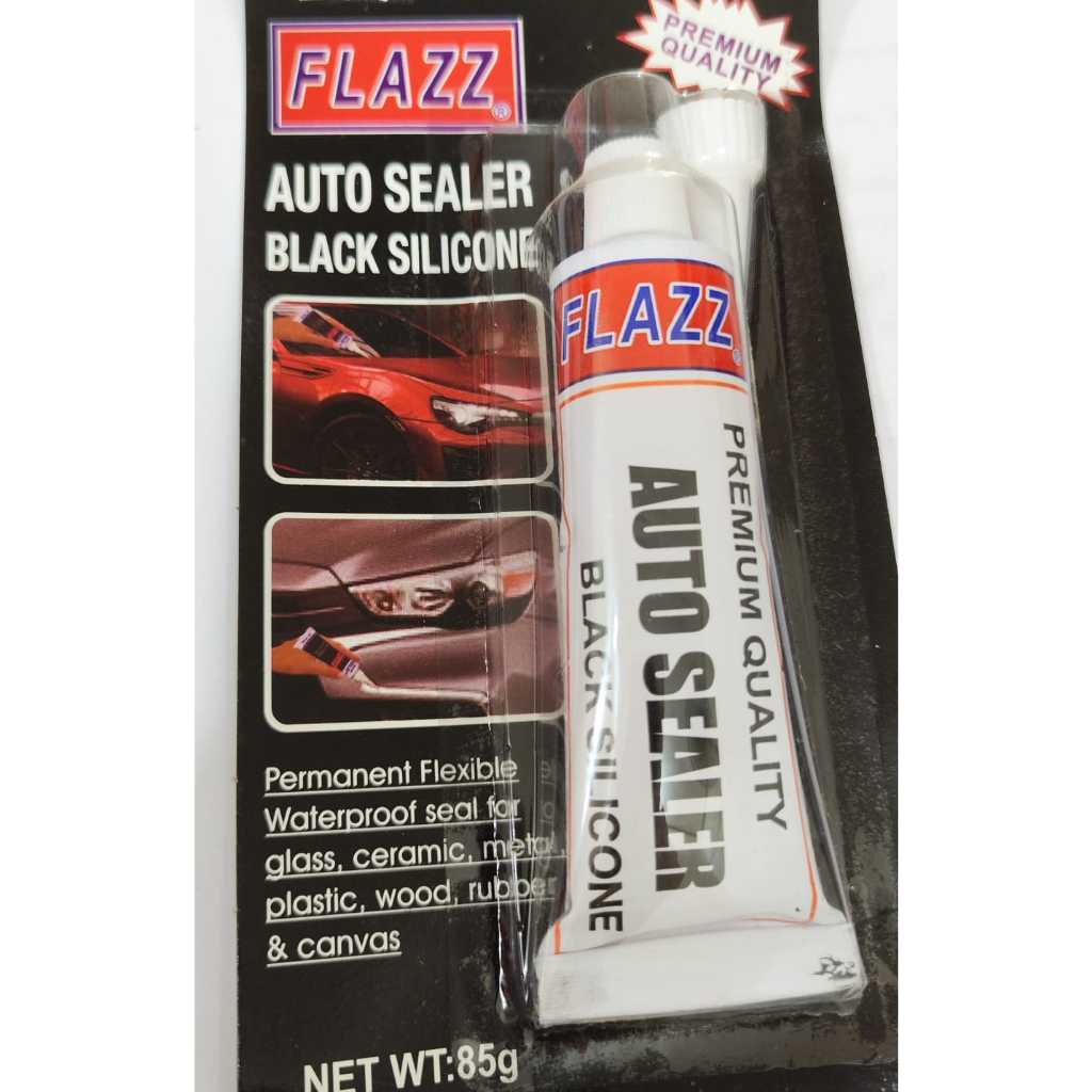 Lem Gasket merah 85g FLAZZ Silicone red 85g Lem silikon merah /  Flazz warna hitam /lem kaca/alumuni