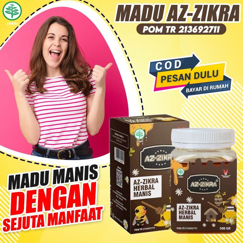 

Madu Az Zikra / Az-Zikra Madu Herbal Super 500gram Asli Original / Madu Manis 500gr Asli Original