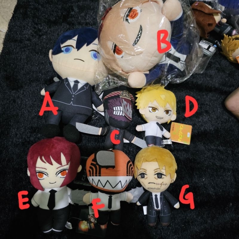 nuigurumi plush chainsawman katanaman makima aki denji dkk mappa taito