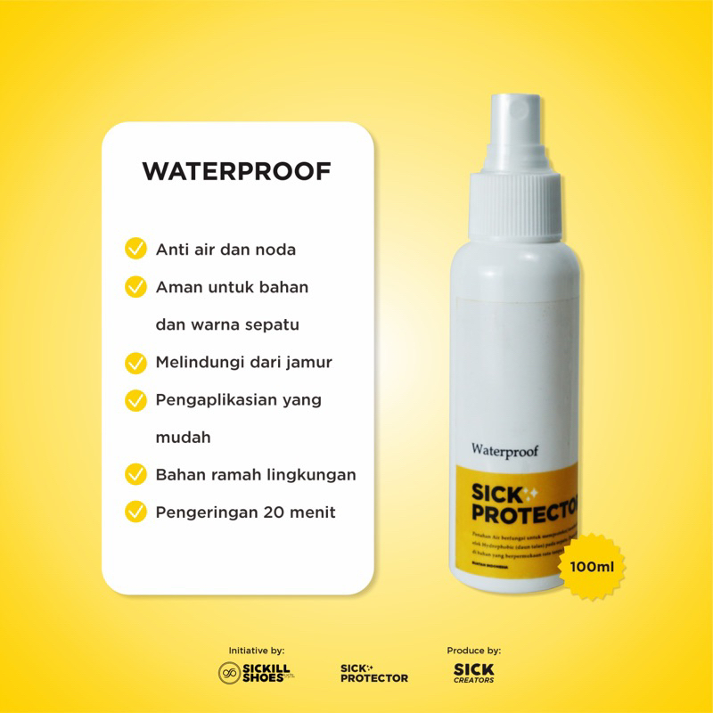 Waterproof/Efek Daun Talas Sepatu Sick Protector