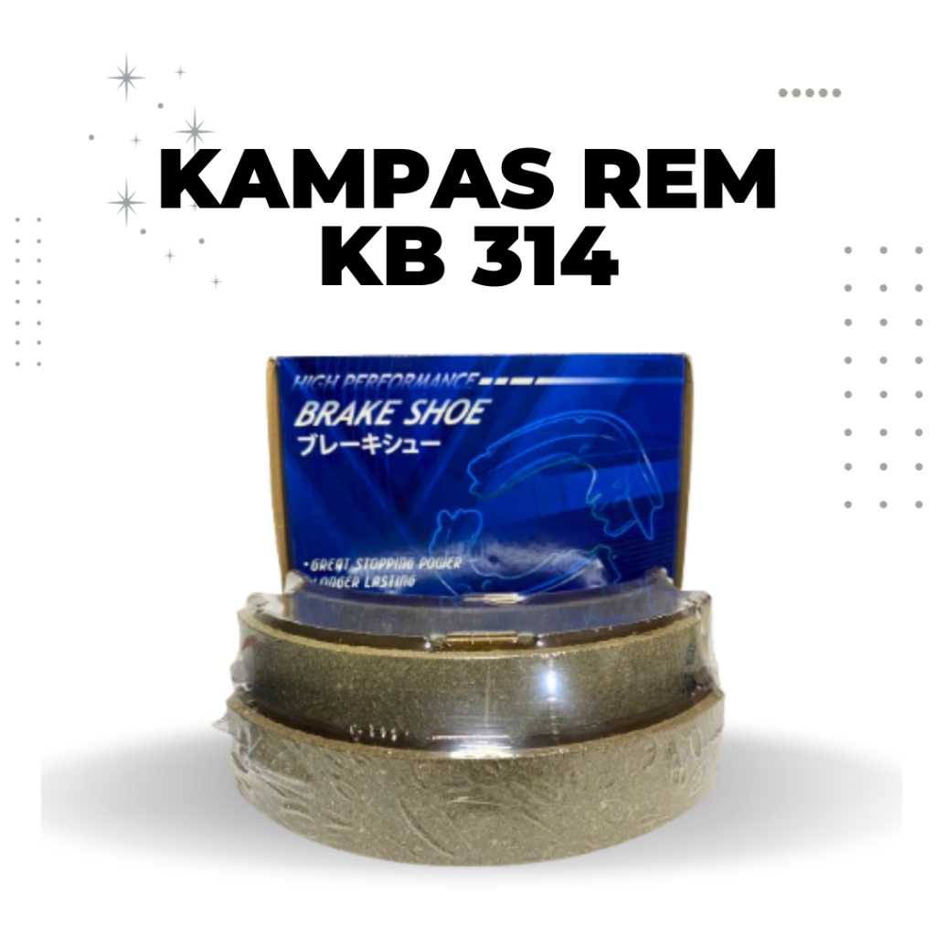 Kampas Rem Mobil Toyota kijang inova/ krista KB 314 rem belakang