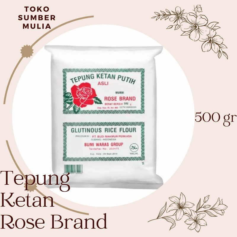 

Tepung Ketan Putih Rose Brand