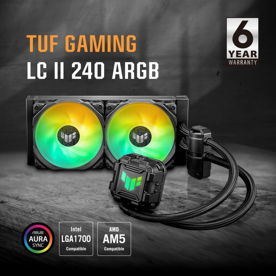 CPU Cooler ASUS TUF GAMING LC II 240 ARGB 240mm | Liquid CPU Cooler