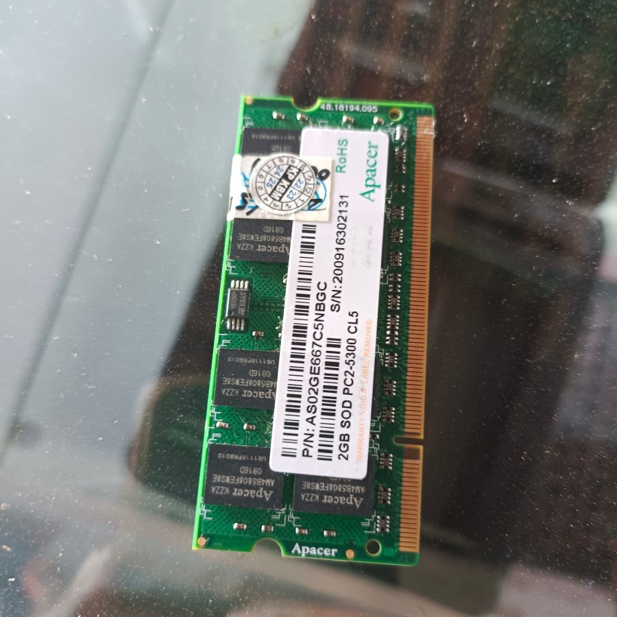 Sodim Ram Laptop 2 Gb Ddr 2 Normal