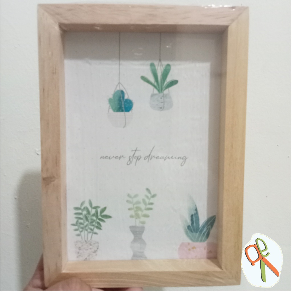 Wall Art Pigura Kayu 12R (30x40cm)