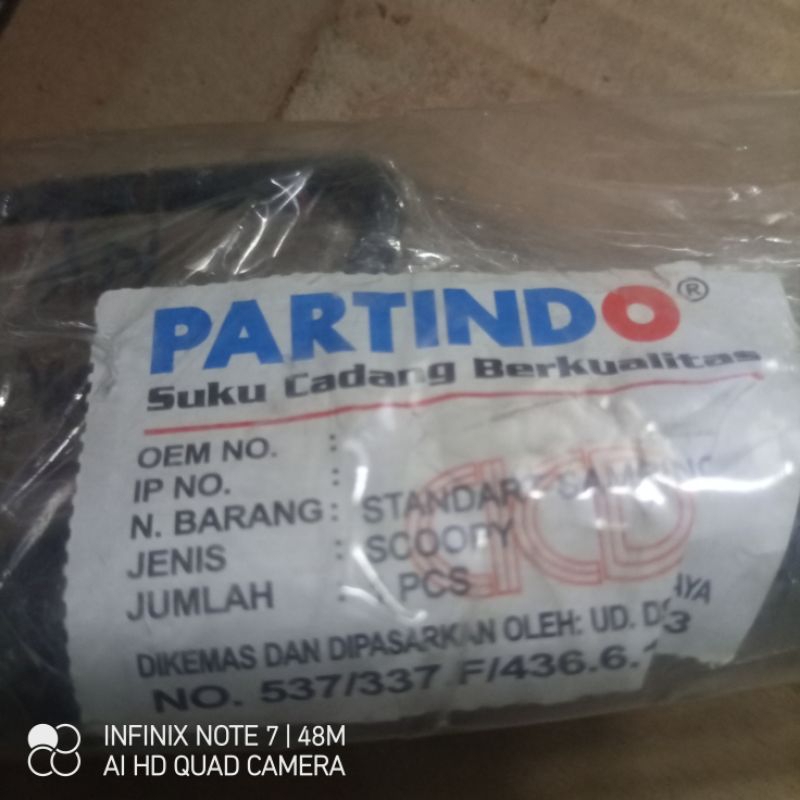 standar samping Scoopy partindo