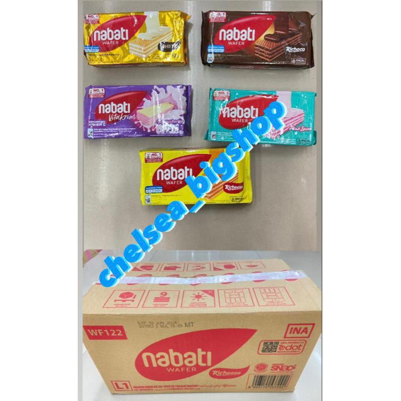 

1 DUS isi 24pcs Wafer Nabati 122gr all variant