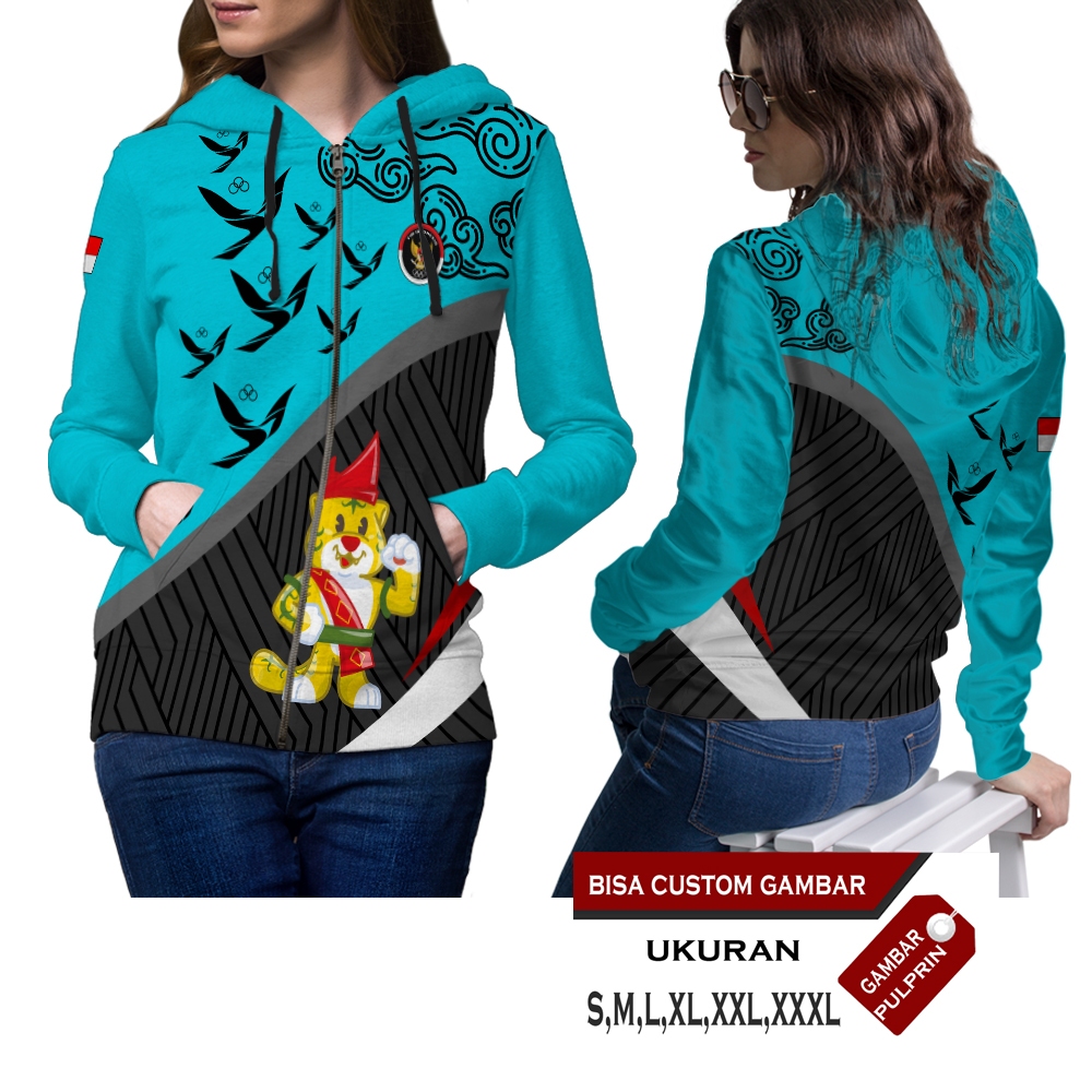 Jaket Hoodie Sweater Pon XXI aceh sumut 2024 Jaket Fullprint