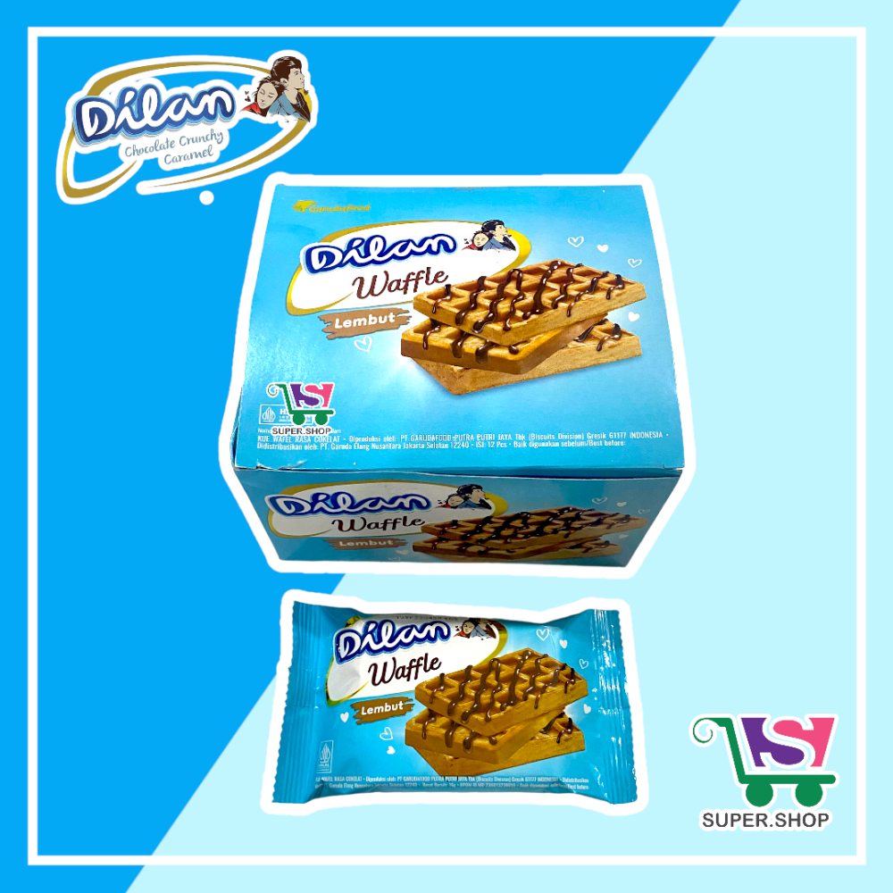 

Dilan Waffle Kue Wafel Lembut PACK (isi 12 pc)