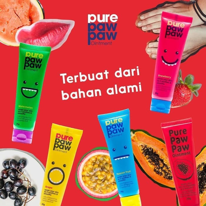 ❤ BELLVANIA❤ Pure Paw Paw Ointment 25g | Lip Balm | Salep | Make up pawpaw