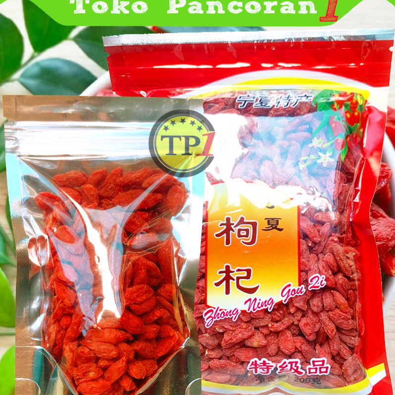 

☍☌✵❂ Goji Berry / Ki Chi /Kiche Kie Che/ Wolfberries 200gram/ Goji Berry Premium Quality Buruan Beli