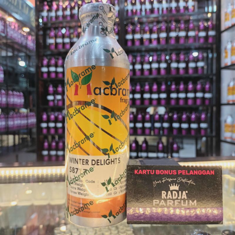 WINTER DELIGHTS BY MACBRAME SEGEL 500 GRAM SEARAH BBW SNOWY PEACH BERRY