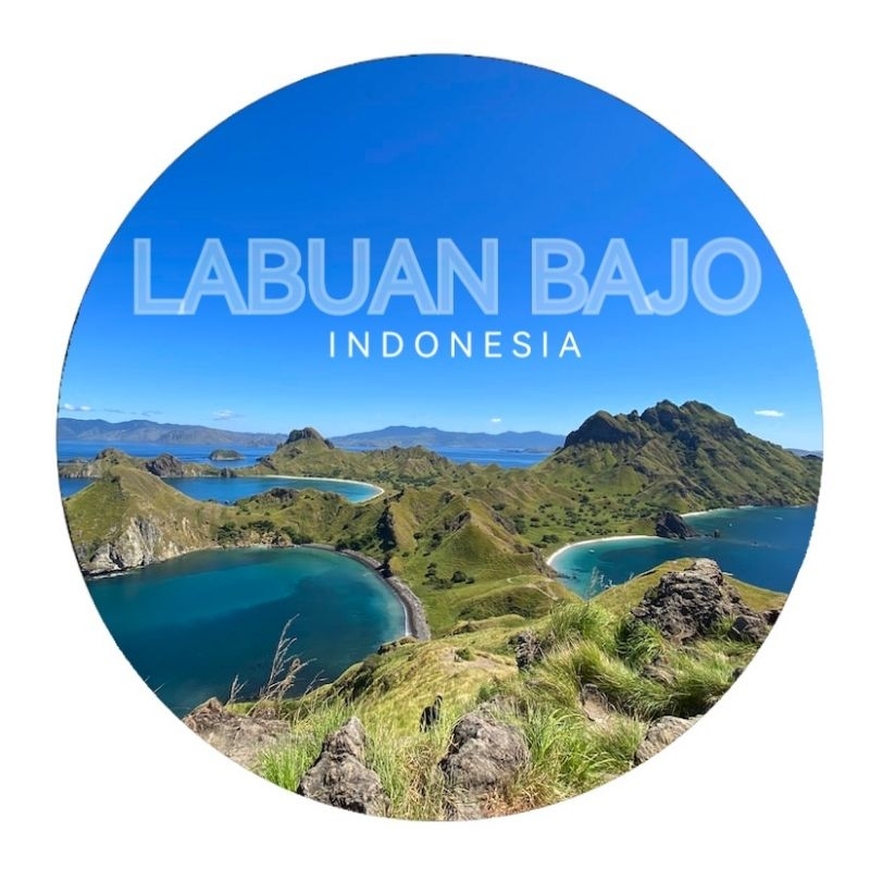pajangan labuan bajo 9 cm Indonesia souvenir labuan bajo