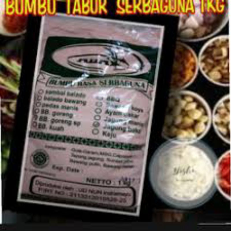 

Ay00! Nun Bumbu Tabur Goreng Serba Wahh 1kg Halus