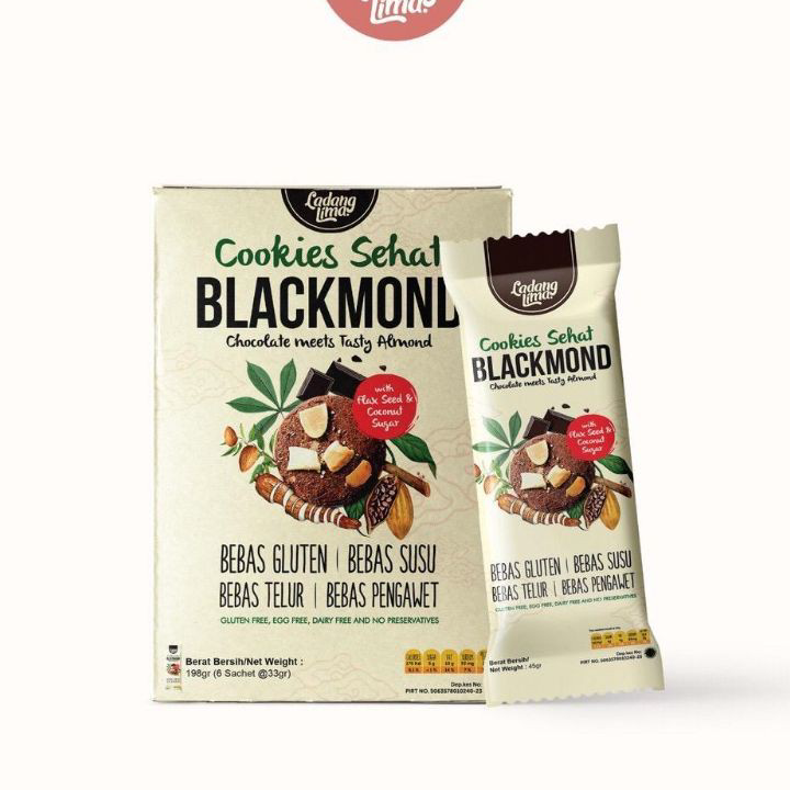 

Best Seller Healthy Cookies Blackmond Ladang Lima (1 Sachet) 33gr - 33 gram