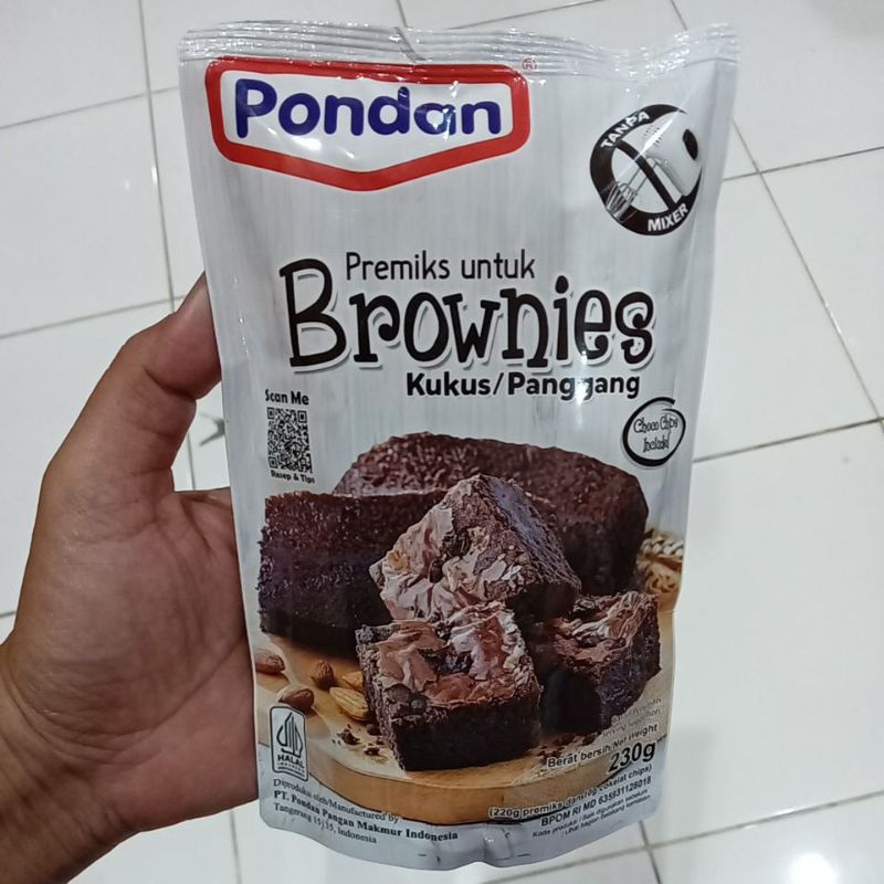 

Mahbubah - Pondan 230 g Permiks untuk Brownies Rasa Cokelat