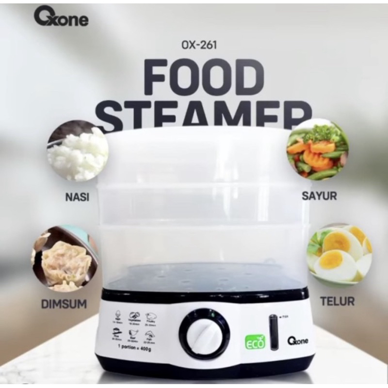 Oxone Kukusan Listrik / Eco Food Steamer OX-261