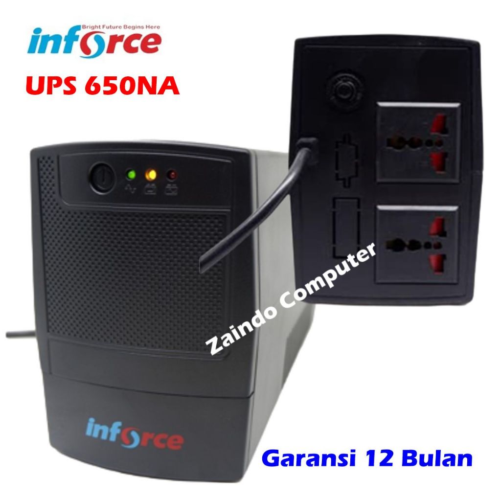 UPS INFORCE 650VA DILENGKAPI AVR IF 650 VA, UPS 650VA INFORCE DILENGKAPI AVR IF650 UPS INFORCE IF 65