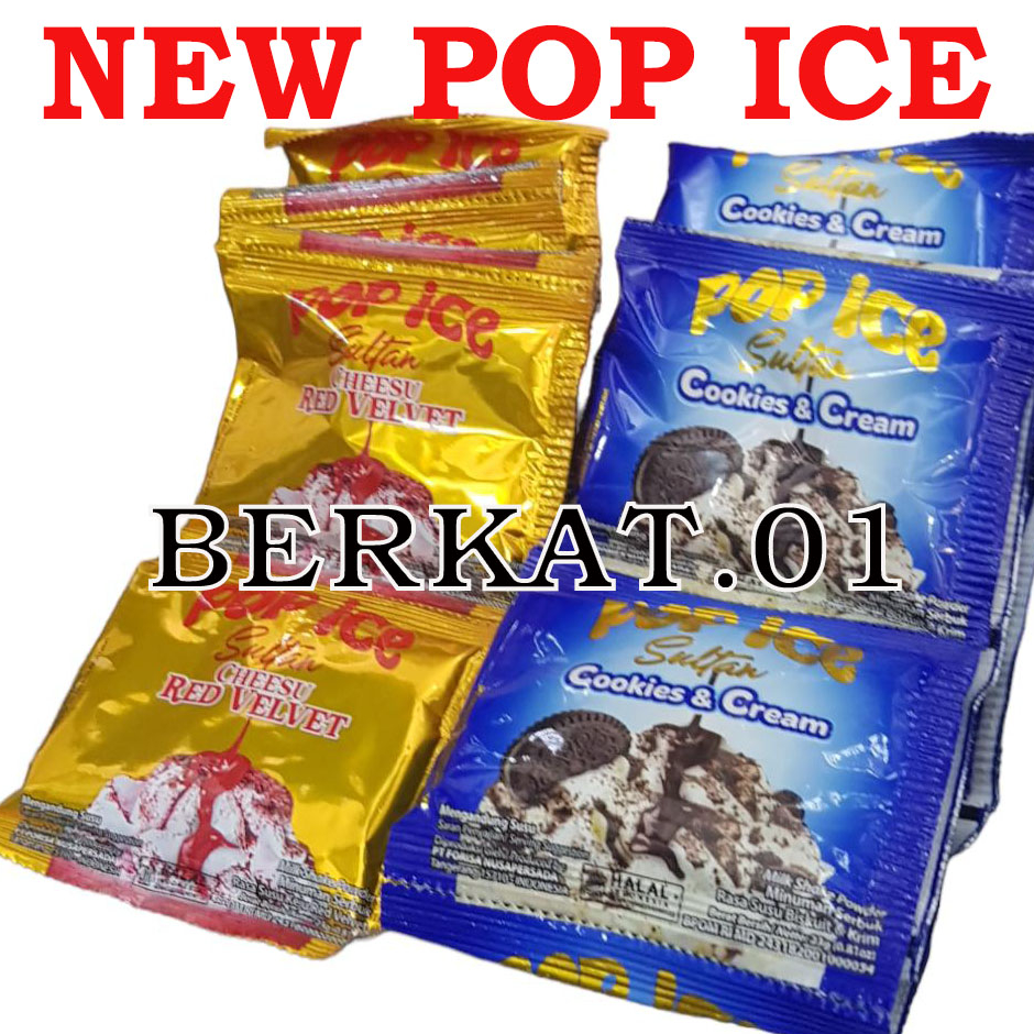 

QGNL5324 STOK SIAP 【COD POP ICE RENCENG ISI 10 SACHET