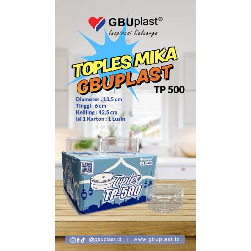 toples nastar 500gr toples kue