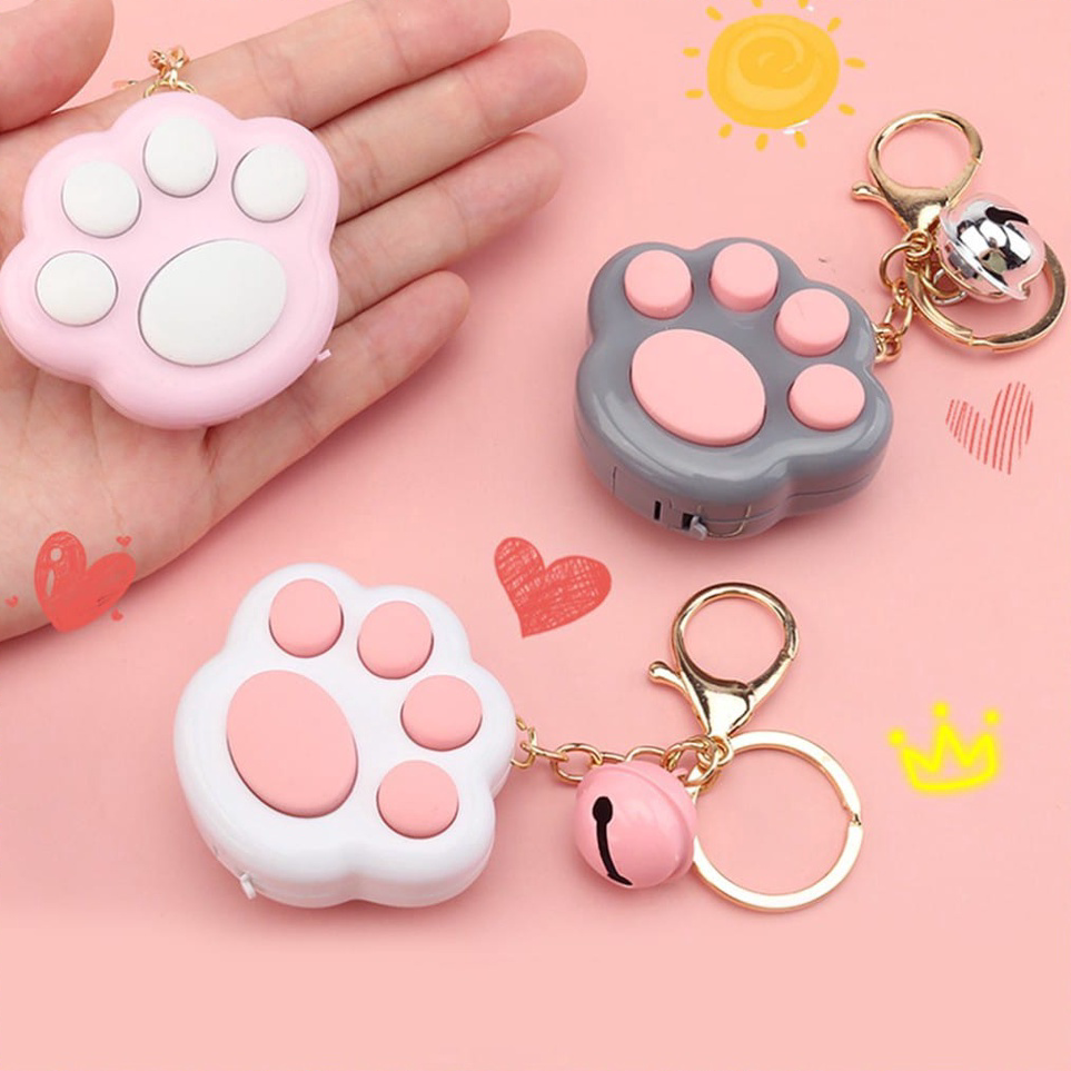 BTVF8928 8.8 Mainan Musik Mini Anak-anak Fidget Toy Lovely Portable Funny Cat Paw Push Fidget Game K