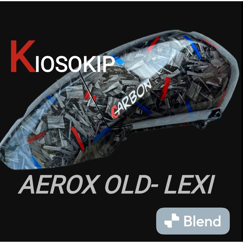 tutup filter aerox old carbon Forged lexi carbon forged