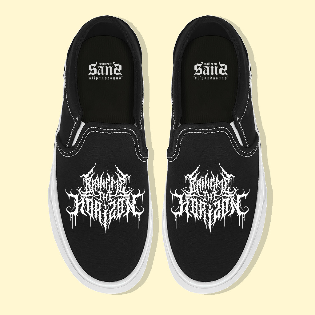 Sepatu slip on BMTH | Bring me the horizon | sepatu music | sepatu band | Bring me the horizon | sne