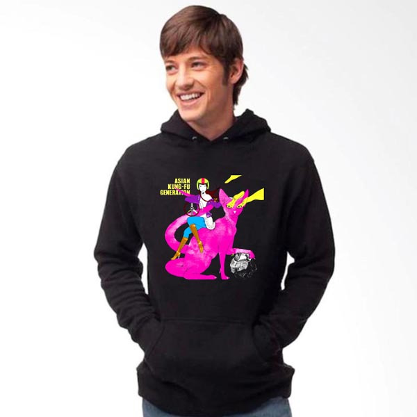 Jaket Hoodie Asian KungFu Generation Hoodie Jumper Bahan Cotton Fleece