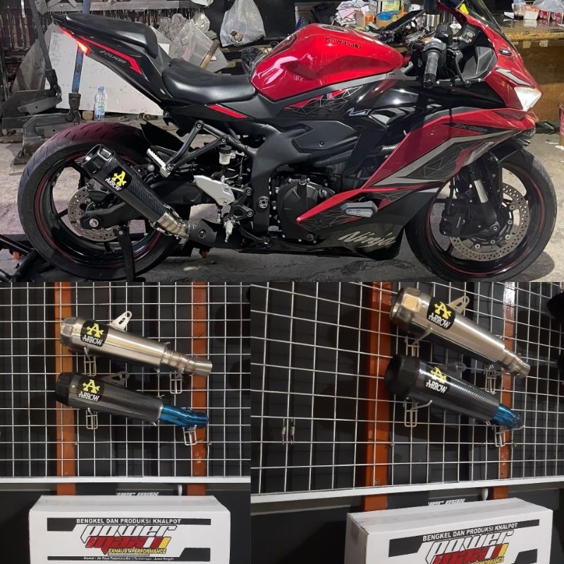 knalpot Arrow slip on zx25r new