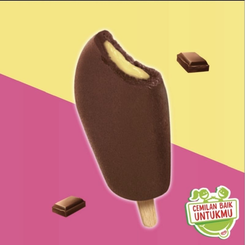 wall's ice cream paddle pop choco lava / es krim lava / eskrim coklat / cokelat