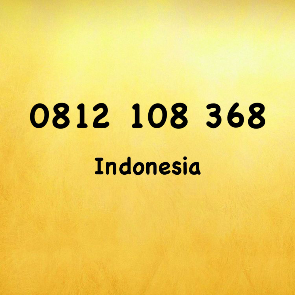 Nomor Cantik Simpati 10 Digit Seri 3688 - 1088 - 0812 108 368
