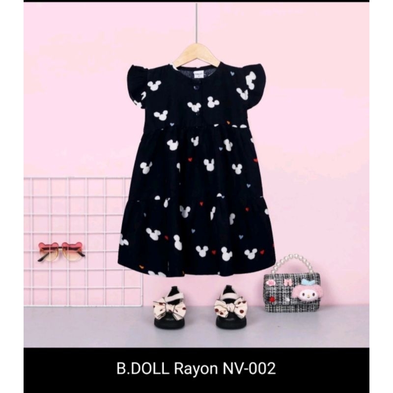 owlet dress anak perempuan/babydoll/baju rayon anak