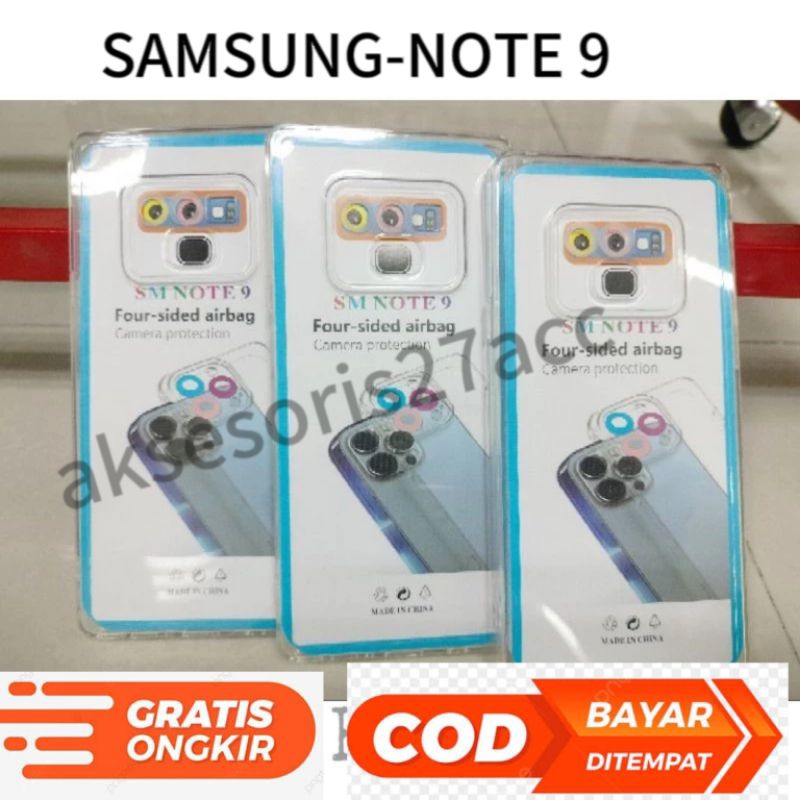 Softcase Silikon Transparan Samsung note 9 Casing bening Clear transparan