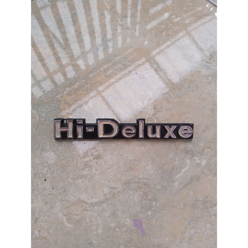 Emblem hi deluxe Honda civic Honda life Honda TN